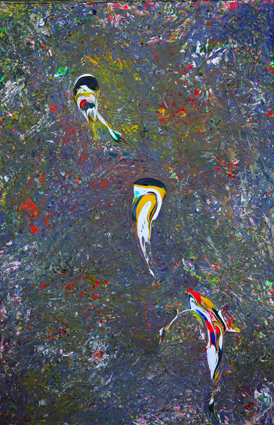 Akryl på canvas 150x100.